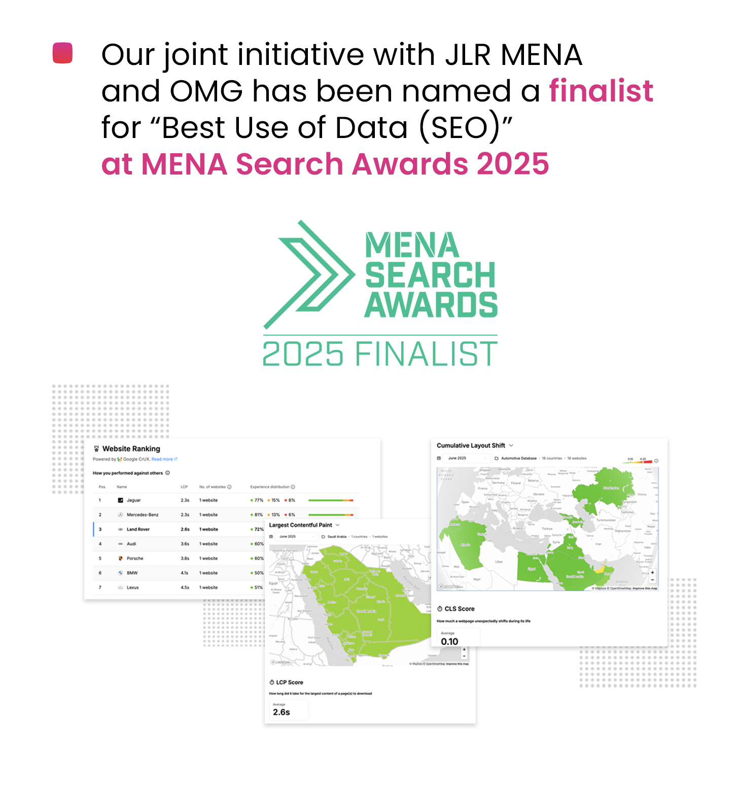 Image: Reffine Named Finalist for “Best Use of Data (SEO)” at MENA Search Awards 2025